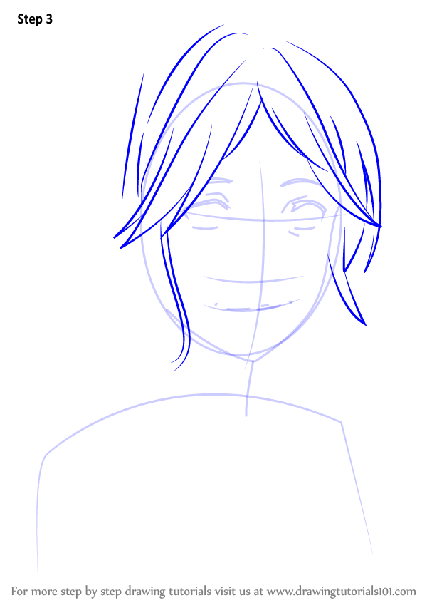 Step by Step How to Draw Saki Arima from Shigatsu wa Kimi no Uso ...