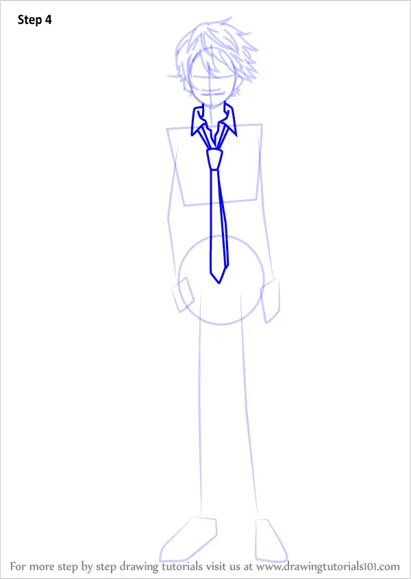 How to Draw Watari Ryota from Shigatsu wa Kimi no Uso (Shigatsu wa Kimi ...