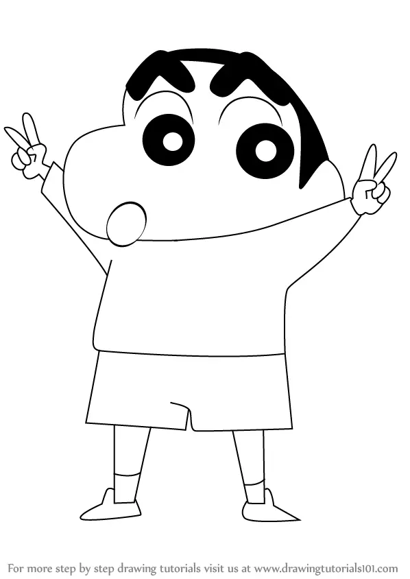 A Drawing of Shin Chan by Quawnamie on DeviantArt