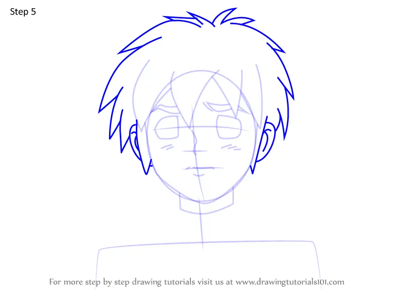 How to Draw Leon from Sonic X (Sonic X) Step by Step ...