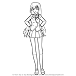 How to Draw Mikako Satsukitane from Sora no Otoshimono