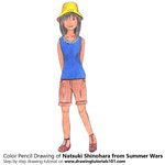 How to Draw Natsuki Shinohara from Summer Wars