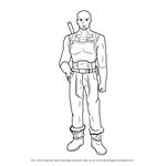 How to Draw Agil from Sword Art Online