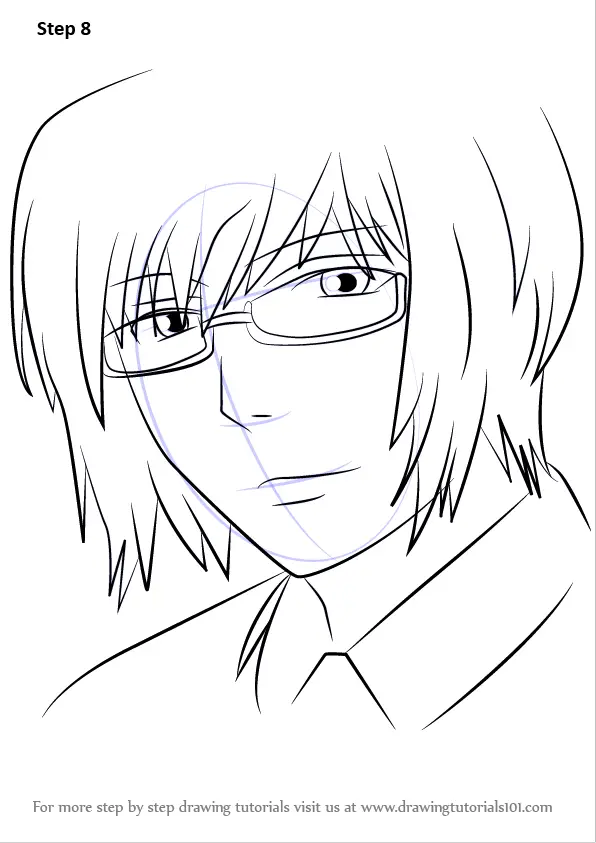 How to Draw Kishou Arima from Tokyo Ghoul (Tokyo Ghoul) Step by Step ...