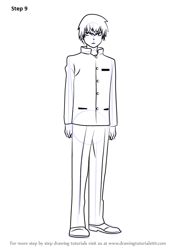 Learn How to Draw Ryuuji Takasu from Toradora Toradora 