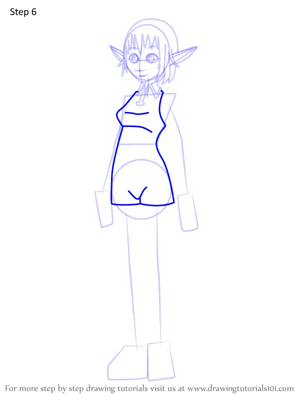 How To Draw Evangelyne From Wakfu Wakfu Step By Step 6543