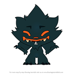 How to Draw Grufon from Wakfu