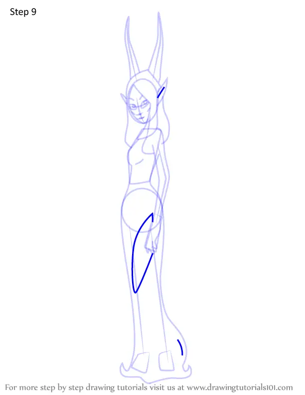 How To Draw Lady Echo From Wakfu Wakfu Step By Step 2821