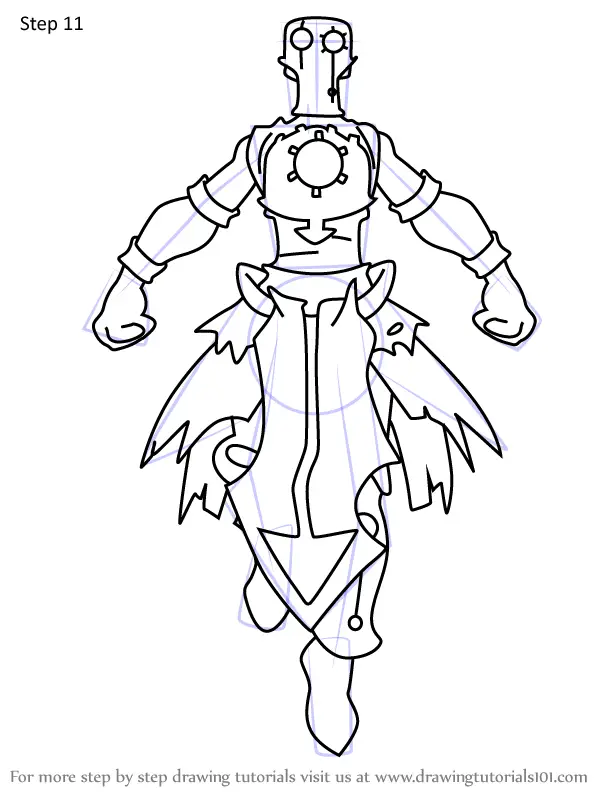 How To Draw Nox From Wakfu Wakfu Step By Step 6321