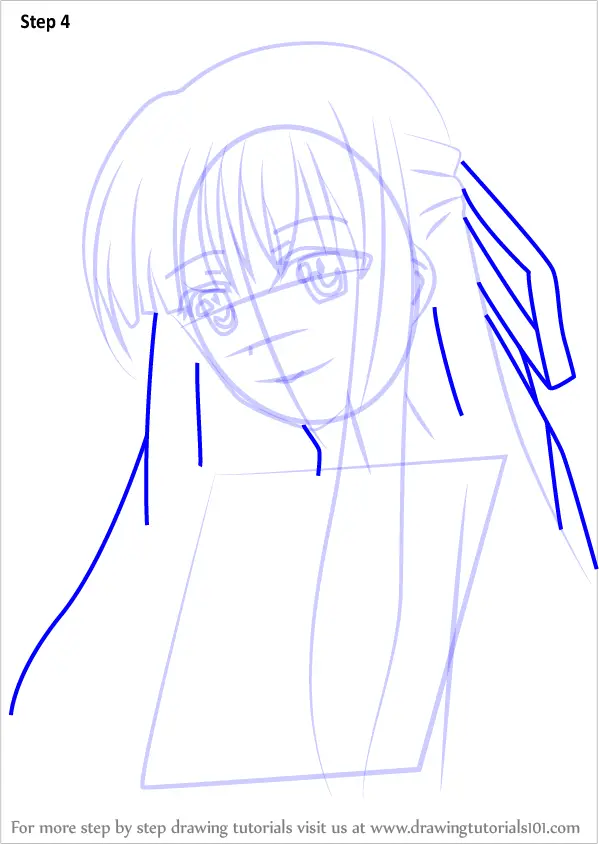 Step by Step How to Draw Kazuha Migiwa from Yosuga no Sora ...