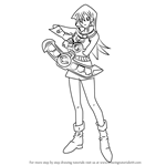 How to Draw Alexis Rhodes from Yu-Gi-Oh! GX