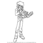 How to Draw Jesse Anderson from Yu-Gi-Oh! GX