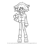 How to Draw Syrus Truesdale from Yu-Gi-Oh! GX