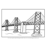 How to Draw Oakland Bay Bridge