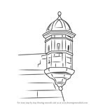 How to Draw a Turret Castle