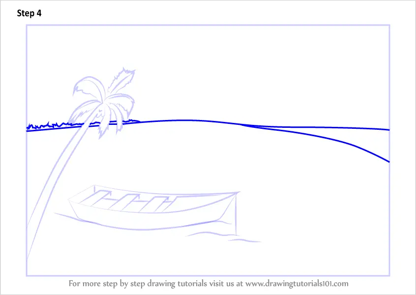 Learn How to Draw a Boat in Water Scenery (Landscapes ...