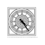 How to Draw a Big Ben Clock