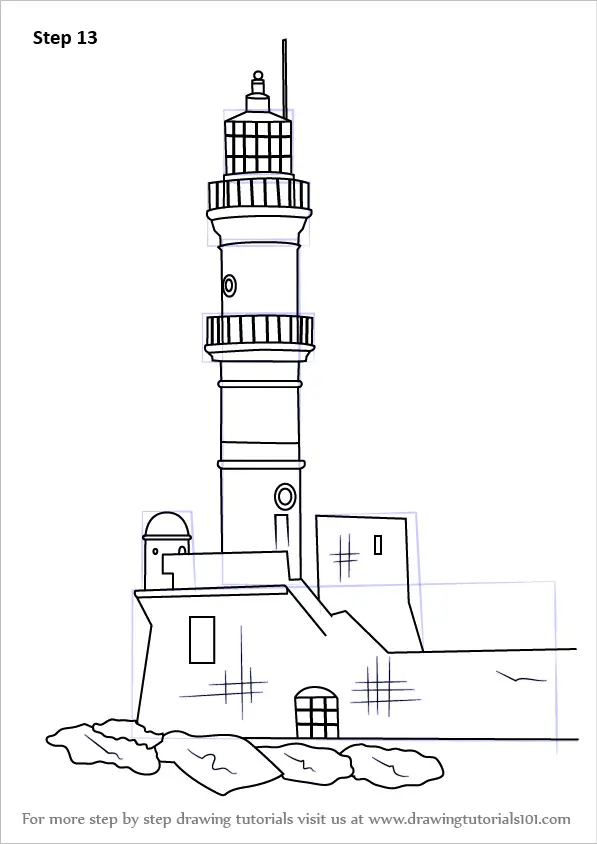 Lighthouse Drawing Stock Photos and Images - 123RF