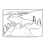 How to Draw Acadia National Park
