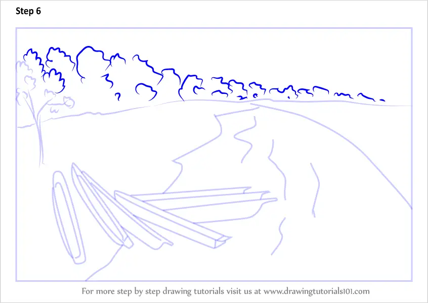 How to Draw Chitwan National Park (Parks) Step by Step ...