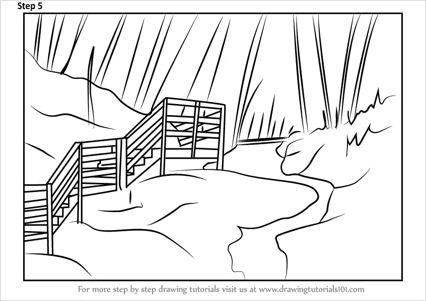 Learn How to Draw Fundy National Park Parks Step by Step 