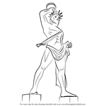 How to Draw Colossus of Rhodes