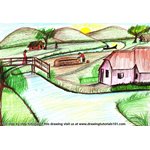 How to Draw an Indian village