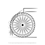 How to Draw a Water Wheel for Kids