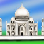 How to Draw Taj Mahal