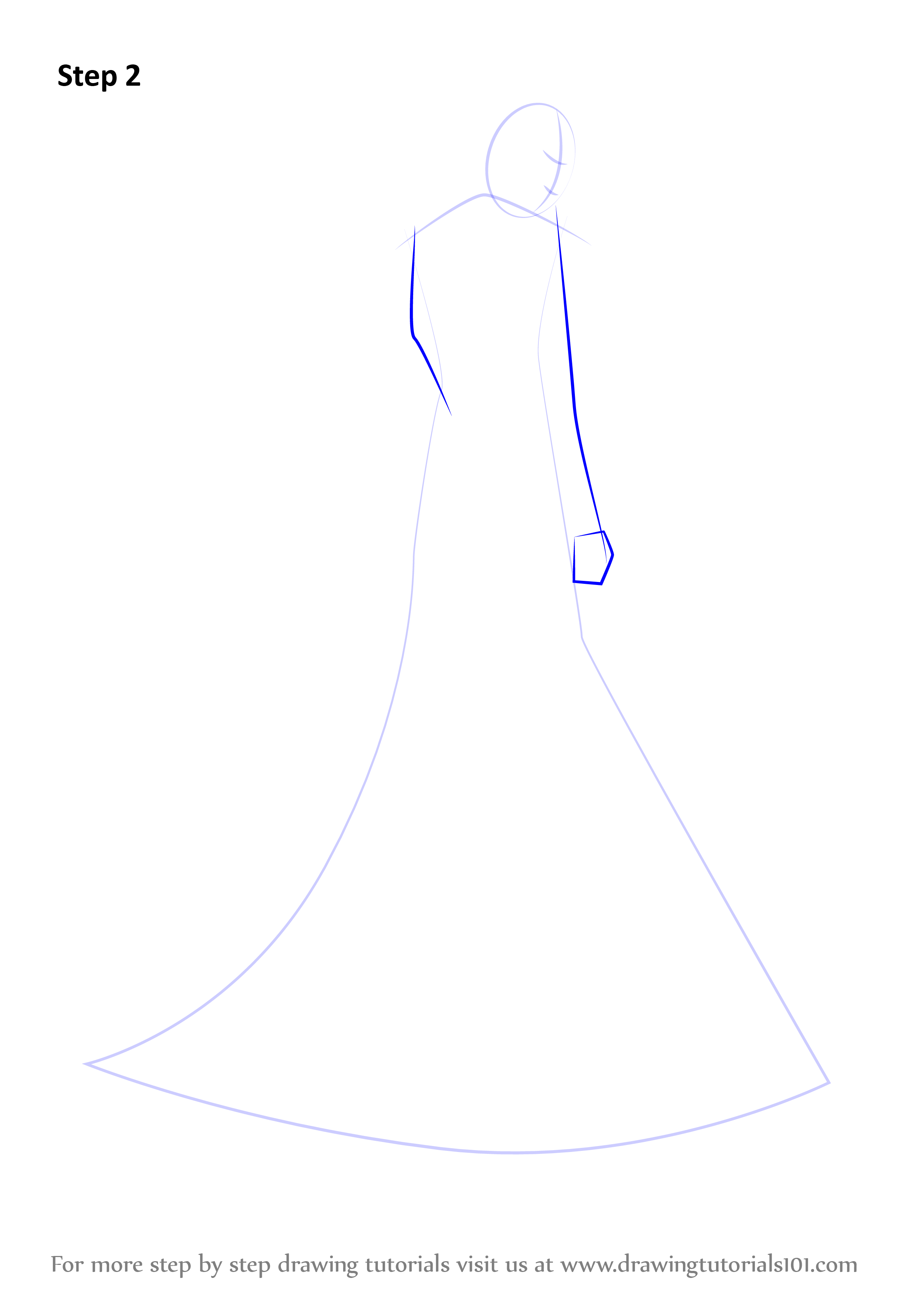 Wedding Dress Drawing Step By Step bestweddingdresses