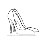 How to Draw High Heeled Shoe