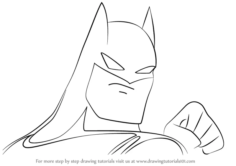 Learn How To Draw Batman For Kids Batman Step By Step Drawing Tutorials