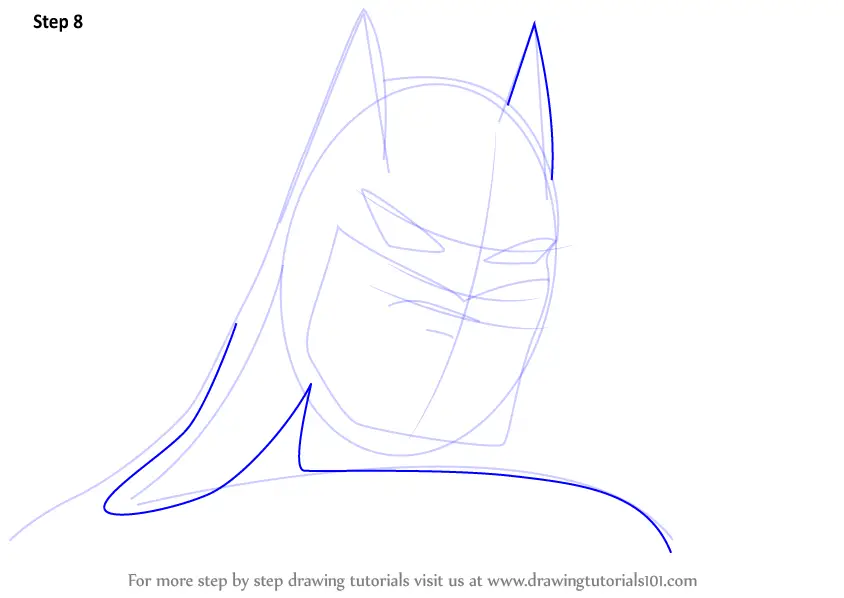 How to Draw Batman for Kids (Batman) Step by Step | DrawingTutorials101.com