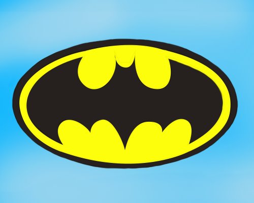 Step by Step How to Draw Batman  Logo  DrawingTutorials101 com