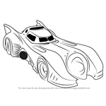 How to Draw a Batmobile 1989