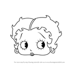 How to Draw Betty Boop Face