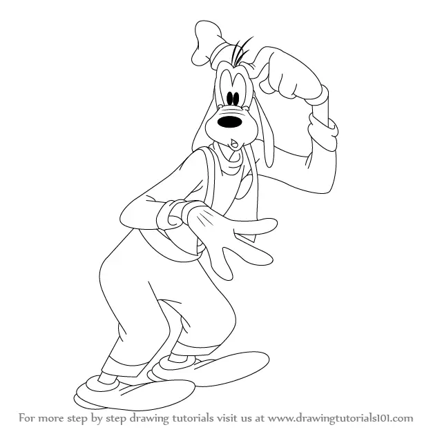 How to Draw a Goofy (Goofy) Step by Step