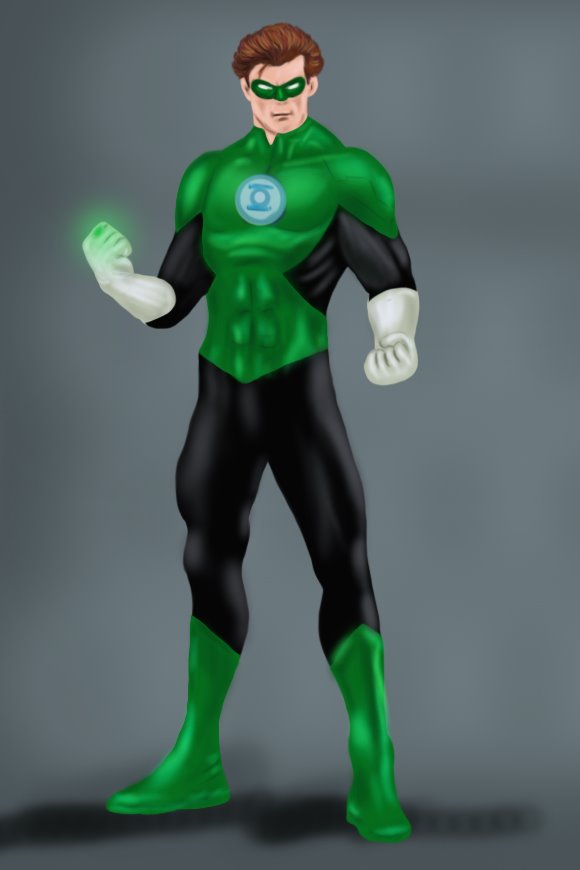 Easy How To Draw Green Lantern Sketch for Beginner