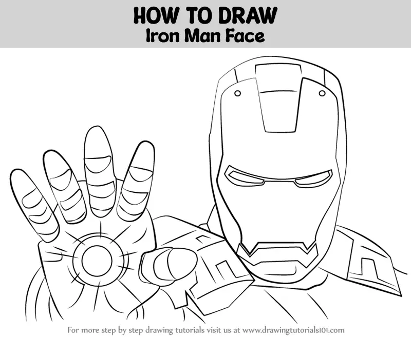 Iron Man 2d - Iron Man 2d Drawing, HD Png Download , Transparent Png Image  - PNGitem