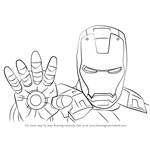 How to Draw Iron Man Face