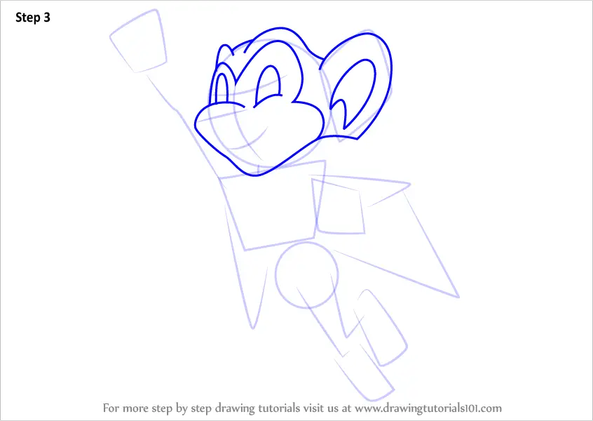 How to Draw Mighty Mouse (Mighty Mouse) Step by Step