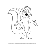 How to Draw Pepé Le Pew