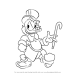 How to Draw Scrooge McDuck