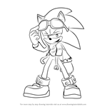 How to Draw Scourge the Hedgehog from Sonic the Hedgehog
