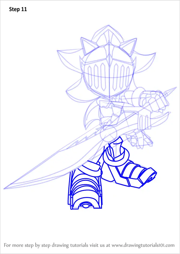 Learn How to Draw Sir Lancelot from Sonic the Hedgehog (Sonic the