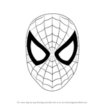 How to Draw Spiderman Face