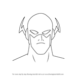 How to Draw The Flash Face