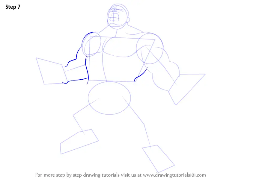 How to Draw Angry Hulk (The Hulk) Step by Step | DrawingTutorials101.com