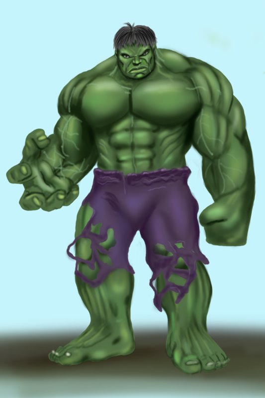 Learn How to Draw The Hulk (The Hulk) Step by Step : Drawing Tutorials