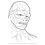 How to Draw The Thing Face
